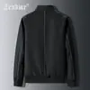 Chaqueta de Béisbol Informal de Estilo Coreano de Moda para Hombre, Primavera y Otoño, con Cuello Alto, Versátil y Elegante, Top para Hombre