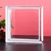 Tijolo de vidro super branco tijolo de cristal quadrado transparente parede divisória de banheiro tijolo de cristal de rede tijolo colorido parede de vidro