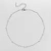 Joyería transfronteriza europea y americana de alto nivel, versátil, cadena de perlas de imitación, collar multicapa, cadena para la clavícula de moda simple para mujer
