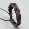 Pulsera retro de moda estilo coreano simple tejida a mano multicapa de piel de vaca pulsera de pareja para hombres y mujeres pulsera personalizada versátil