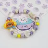 Pulsera de cerámica de Jingdezhen, nueva y que no se decolora, para estudiantes mujeres, pulsera de cuentas de estilo antiguo, pulsera de cerámica fresca y moderna