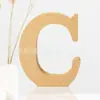 Letras de Madera para Decoración de Pared Letrero Vertical de Rodaja de Alfabeto Tablero Artesanía Decorativa Fiesta en Casa