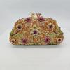Bolsa de Jantar Combinação de Cores Estampa Diamante Comércio Exterior Festa Casamento Bolsa de Mão Ombro Nova Bolsa Diamante