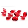Piedras de vidrio sueltas de color blanco con forma de huevo al por mayor, gemas de vidrio ovaladas con forma de huevo de 2*3-13*18 en grandes cantidades en stock