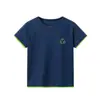 Camiseta de Verano para Niños 2026 Modelo Nuevo para Niños, Manga Corta de Secado Rápido, Transpirable de Malla, Corte Holgado, Camiseta Deportiva para Niños Pequeños