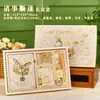 Guofeng Lindo Panda Cuaderno de Bocetos Caja de Regalo Traje Cuaderno Regalo para Estudiante Set de Regalo de Papelería Regalo