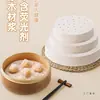Papel de Steamer Desechable Antiadherente Grado Alimenticio para Uso Doméstico Verde, Tela de Papel de Aceite de Silicona para Steamer de Dumplings y Panecillos
