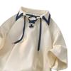 Marca de Moda de Verano Polo Japonés para Hombre Camiseta de Manga T Nueva Camiseta de Manga Corta Holgada para Hombre Top Unisex Combinable con Todo