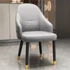Silla de lujo ligera de alta gama estilo italiano con respaldo, taburete estilo nórdico, silla de comedor simple, silla de lujo ligera para el hogar/hotel/mahjong/restaurante con respaldo