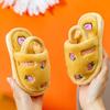 Pantuflas de algodón para niños y niñas, de invierno, antideslizantes, de felpa, cálidas, con bonitos dibujos animados