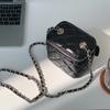Bolsa Feminina Coreana de Nicho de Ombro Único Transversal Bolsa de Corrente Rômbica Senso de Alta Qualidade Envelope Vermelho Moda Mini Bolsa Caixa