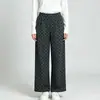 Novas calças de pijama térmicas femininas de outono, tecido escovado dupla face, adequadas para usar ao ar livre, estampa de desenho animado, calças de casa, calças compridas casuais