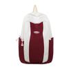 Mochila Retro Color Block Harajuku Japonesa 2023 Estilo Coreano Versátil Casual para Viagem para Alunos do Ensino Fundamental e Médio Moda