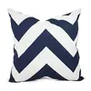 Funda de almohada azul estilo Ins Funda para asiento de oficina Funda para cojín de sofá Venta caliente transfronteriza de Amazon para el hogar
