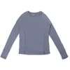 Ovelha Perdida Montanhismo ao Ar Livre Camisa Feminina de Lã Merino Secagem Rápida Manga Longa com Bolso para Relógio, Caminhada Raglan Gola Redonda