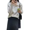 Nuevo Suéter de Punto con Cremallera Otoño/Invierno 2025 para Mujer, Corte Holgado, Abrigo Elegante, Diseño Único