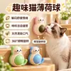 Brinquedo de Gato Gato Bola de Catnip Dentição Durável Autoentretenimento Aliviar o Tédio Vara para Provocar Gato Brinquedo de Catnip Brinquedos para Gatos Suprimentos para Animais