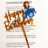 Fabricantes de cartões de bolo de acrílico com impressão colorida tridimensional transfronteiriça diretamente para decoração de bolo de aniversário, casamento, Feliz Bolo