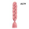 Xuchang Peruca Acessórios de Cabelo Seda de Alta Temperatura Trança Grande Africana Jumbobraid Fibra Química Colorida Montagem Mista Venda Quente Dreadlocks