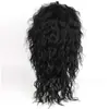 Peruca Michael Jackson Estilo Novo Europeu e Americano Transfronteiriça Lã Preta Cacheada Média Longa Cabelo Cacheado Cos Conjunto de Cabelo Masculino Atacado