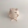 Chapéu de bebê coreano Qiunan, novo modelo outono e inverno, chapéu com fonte protetora e proteção para as orelhas à prova de vento e aquecido para bebês meninas, touca fetal para bebê