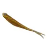 Cebo Luya Panza con Ranura para Anzuelo 13cm 8.4g Cola Hendida Cebo de Pez con Ojo Colorido Biónico Pez Suave Señuelo Falso