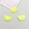 Nueva Decoración de Babero de Encaje a Cuadros de 2.5*1.5cm Material para Ropa de Muñecas DIY Accesorios de Babero