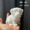 Paquete de materiales de producción de胚ón blanco pellizcado para bricolaje, molde de yeso plano blando hecho a mano, paquete de materiales de producción de silicona, adornos