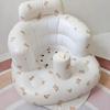 Ins Sofá pequeño inflable de PVC para entrenamiento de bebés, asiento de aprendizaje para bebés, asiento de aprendizaje para bebés, taburete de baño, juguete plegable portátil