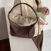 [Bolso de Piel Genuina Personalizable para Mujer] Bolso de Piel de Cabra Tostada Vegetal Suave Tipo Bollo para Mujer, Bolso de Hombro Casual de Gama Alta, Bolso Cruzado