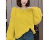 Suéter gola redonda de doce glutinoso macio para mulheres 2023 outono e inverno Novo estilo preguiçoso estilo coreano folgado emagrecedor top de tricô pullover