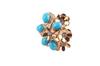 Europa y América Anillo Creativo Exagerado Multicolor Exagerado de Venta Caliente Anillo de Comercio Exterior Puesto Joyería al por Mayor de Venta Caliente