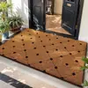 Felpudo de Entrada Estilo Palmera de Coco Transfronterizo, Antideslizante, Resistente al Desgaste, Raspa Suciedad, Felpudo para Entrada, Felpudo Resistente a la Suciedad para el Hogar, Felpudo Raspa Suciedad