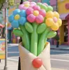 Modelo Inflable de Nube de Flores Brillantes Decorativa Famosa en Internet para Decoración de Centros Comerciales 2026, Modelo Inflable de Planta Personalizado