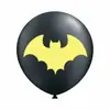 Paquete Temático de Batman Transfronterizo Fiesta de Cumpleaños Set de Fiesta Decoración Globos de Látex Impresos de 12 Pulgadas