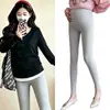 Camiseta Térmica Meio Aberta Personalizada para Maternidade, para Gravidez e Amamentação, Dupla Finalidade, Outono e Inverno, com Suporte Ajustável para Barriga e Conjunto de Leggings