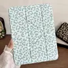 Capa protetora acrílica personalizada com estampa de leopardo para iPad, adequada para Apple iPad Pro de 13 polegadas, capa multifuncional para tablet