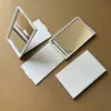Espejo Plegable de Bolsillo Conveniente de una Sola Cara Mini Espejo Plegable de Tarjeta de una Sola Cara Espejo Plegable Rectangular de una Sola Cara