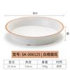 Platos de Melamina, Platos de Plástico para Cangrejos de Restaurante, Platos Redondos, Platos de Bol para Arroz Comerciales, Vajilla de Imitación Porcelana, Lujo Ligero