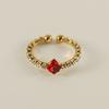 Traje de joyería simple de acero de titanio transfronterizo de 18k para mujer, anillo de circonita de acero inoxidable INS, pulsera de alta gama, joyería al por mayor