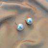 Placa de incienso repelente de mosquitos indolora con clip para la oreja sin orificio para la oreja, pendientes femeninos Jennie con perlas, pendientes de temperamento femenino, pendientes de alta gama