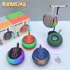 Nuevo Bolso BOOMS260 Altavoz Bluetooth Portátil Linterna RGB para Exteriores Subwoofer Inalámbrico Audio de Tarjeta