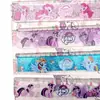 Regla de Arena Líquida de My Little Pony de Dibujos Animados para Estudiantes, para Dibujar Líneas Rectas y Onduladas, Regla Multifuncional Inyectada con Aceite