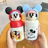 Taza Termo Mickey Stitch Portátil Compacta Bolsillo de Niñas Taza de Agua de Aspecto Atractivo Mini Infantil de Acero Inoxidable