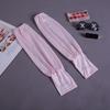 Mangas de hielo de protección solar de verano para mujer, mangas de seda de hielo sueltas, delgadas, antiultravioleta, extra grandes, para montar a caballo, conducir, sombrilla, protección para el brazo