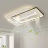 Nova Lâmpada Ventilador Sem Lâminas para Vento Forte Lâmpada Principal da Sala de Estar Lâmpada Zhongshan LED Céu Estrelado Lâmpada de Teto Nuvem Lâmpada do Quarto