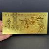 2026 Ano do Cavalo Nota de Banco de Ouro Folha de Ouro Moeda Comemorativa Colorida do Zodíaco Desenho Animado Carneiro Nota de Banco de Ouro Loja de Ano Novo Celebração Transmissão Ao Vivo Presente de Pacote Vermelho