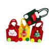 Linda Mini Bolso de Nochebuena Bolsa de Fieltro Bolsa de Regalo Empaque de Dulces Paz Fruta Bolsa Publicitaria de Regalo
