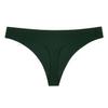 Talla Europea y Americana Amazon Simple Una Pieza Sin Costuras Deportivo Yoga Hilo de Seda de Hielo Algodón Puro Entrepierna Tanga de Cintura Baja para Mujer
