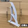 Espaciado de Agujeros 8cm Barra Romana Cortina Doble Barra Soporte de Montaje Lateral Doble Código Base de Doble Soporte Accesorios de Instalación Extendido 23cm